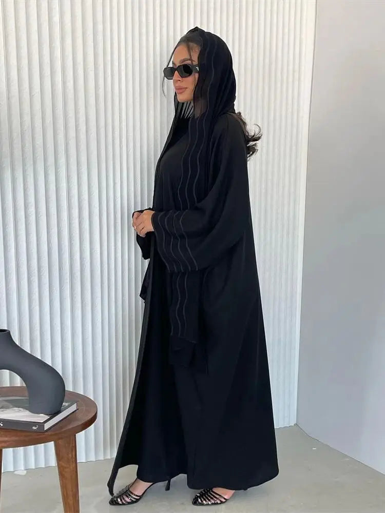 This Abayah lumy is specially designed, combining elegance, comfort, and premium quality. It is made from soft, lightweight fabric that provides a comfortable feel when worn—day and nig #foryou