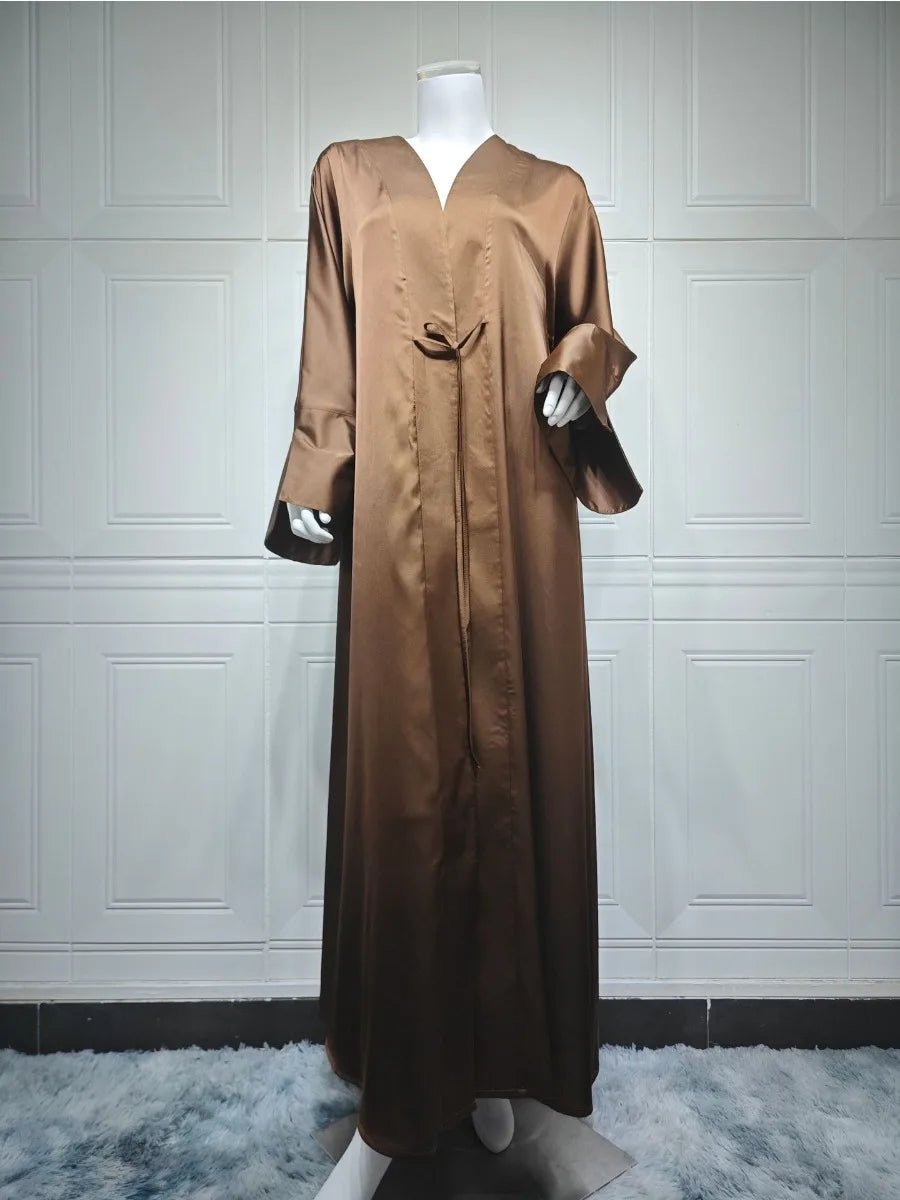 Muslim Open Abaya Women Modest Dresses Arab Cardigan Long Robe Morocco Dubai Abayas Kaftan Islam Eid Ramadan Jalabiya Vestidos